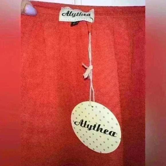 NWT Orange Off Shoulder Jumpsuit Size Small - Picture 4 of 5